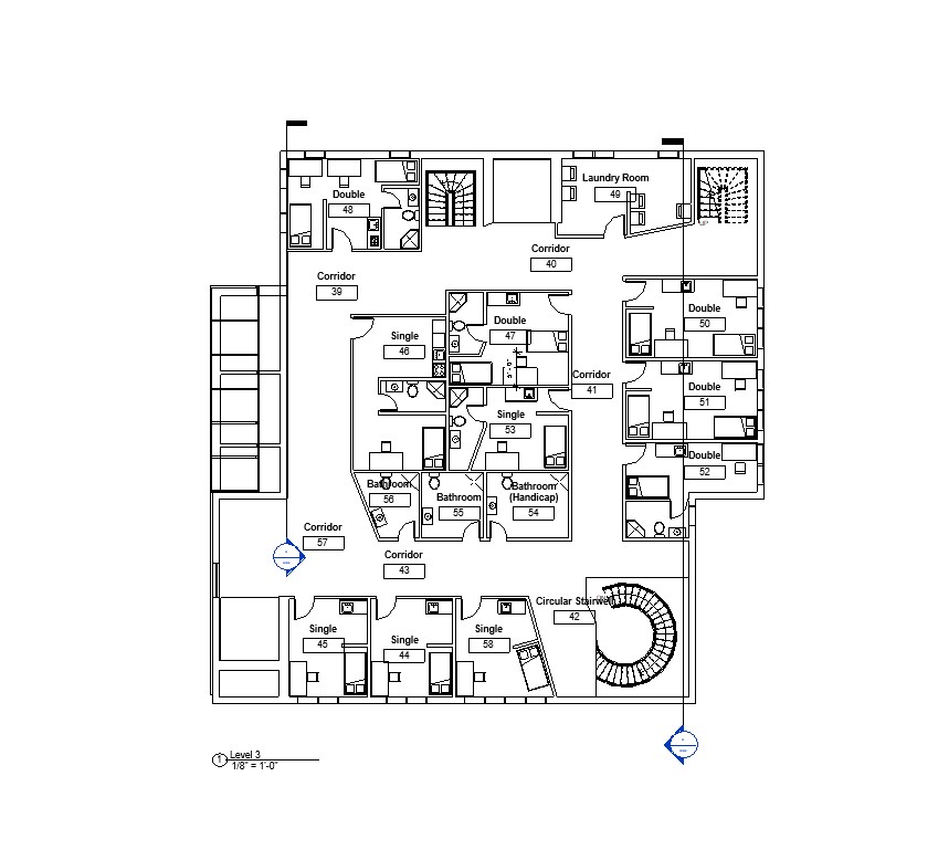 Concept dorm floor 3